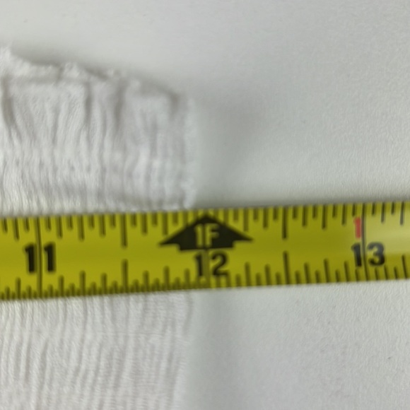 Nwt Saks Fifth Avenue White Smocked Maxi Dress - Picture 5 of 9